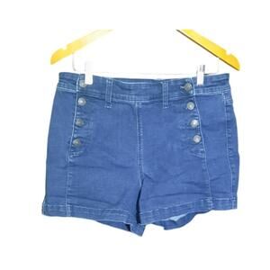 American Eagle Womens High Rise Shorties Super Stretch Sailor Shorts S8ze 16